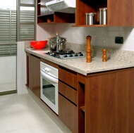 Modern Medium Wood Kitchen