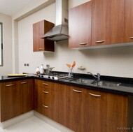 Modern Medium Wood Kitchen