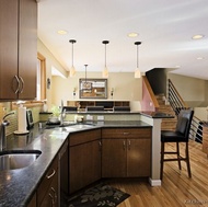 Modern Medium Wood Kitchen