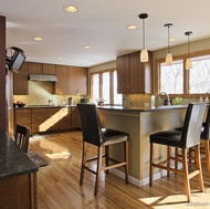 Modern Medium Wood Kitchen