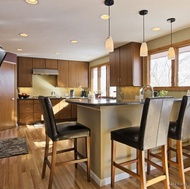 Modern Medium Wood Kitchen