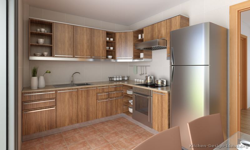 Pictures of Kitchens - Modern - Medium Wood Kitchen Cabinets (Page 2)