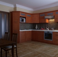 Modern Medium Wood Kitchen