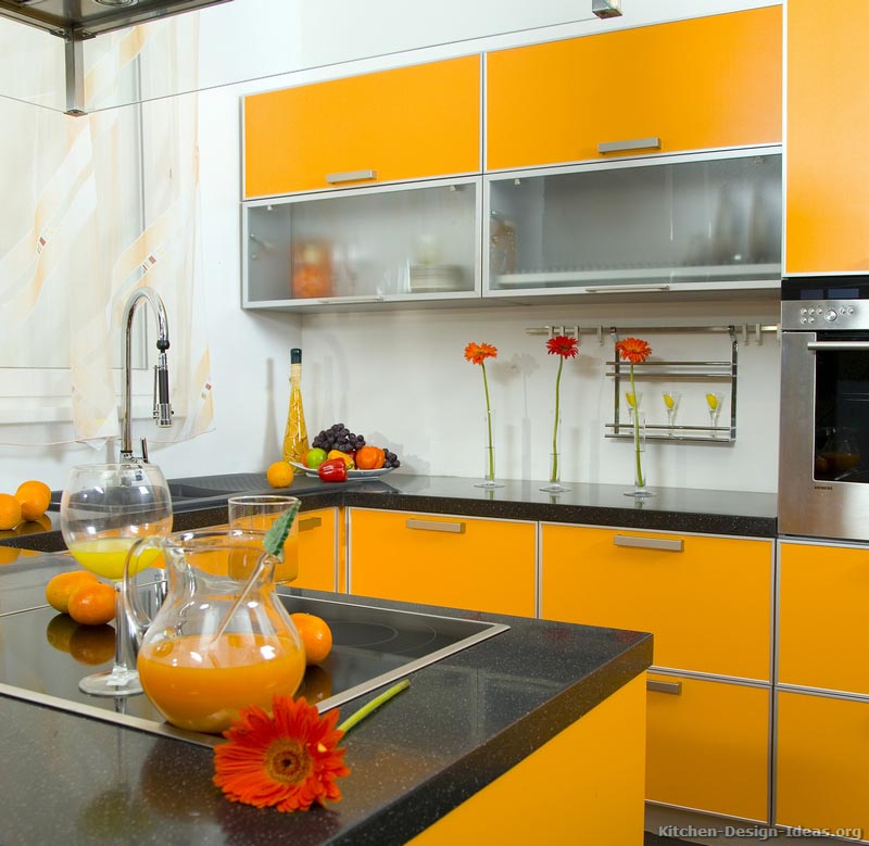 Pictures of Modern Orange Kitchens - Design Gallery