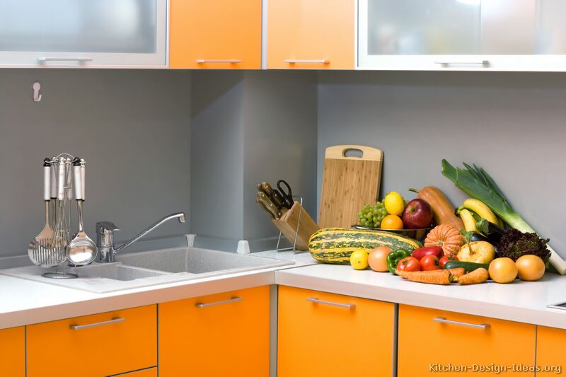 Pictures of Modern Orange Kitchens - Design Gallery