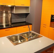 Modern Orange Kitchen