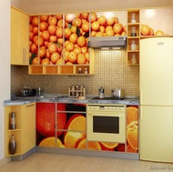 Modern Orange Kitchen