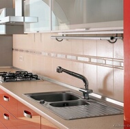 Modern Red Kitchen