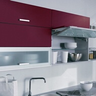 Modern Red Kitchen