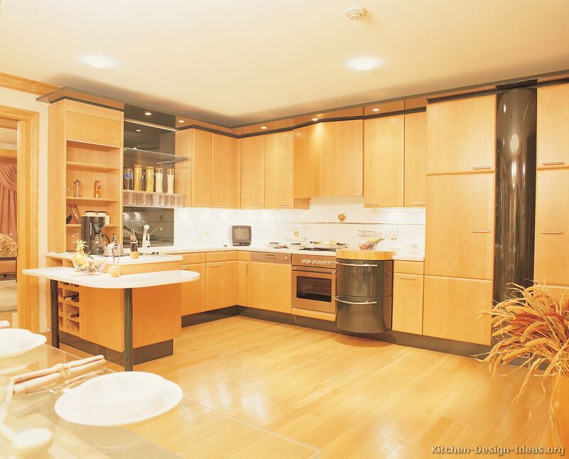 Pictures of Kitchens - Modern - Light Wood Kitchen Cabinets (Page 3)