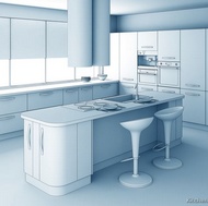 Modern Two-Tone Kitchen