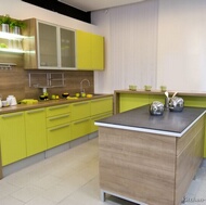 Modern Green Kitchen