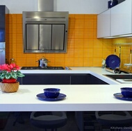 Modern Blue Kitchen