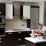 Modern Black Kitchen