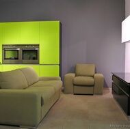 Modern Green Kitchen