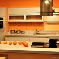 Modern Orange Kitchen