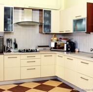 Modern Antique White Kitchen