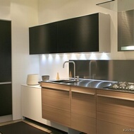 Modern Black Kitchen