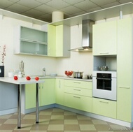 Modern Green Kitchen