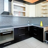 Modern Black Kitchen