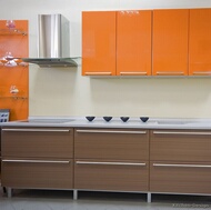 Modern Orange Kitchen
