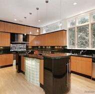 Modern Black Kitchen