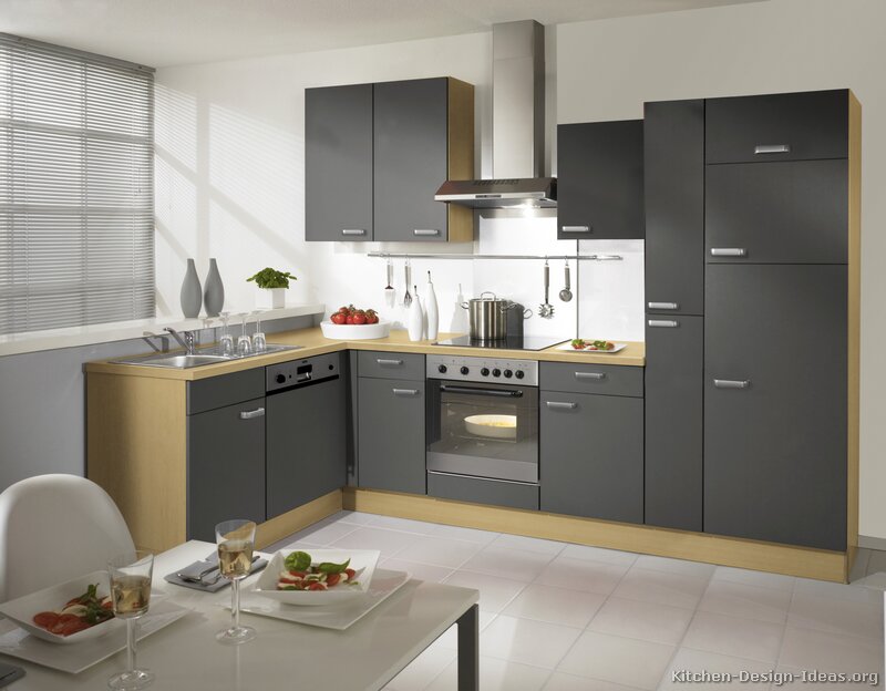 Pictures of Kitchens - Modern - Gray Kitchen Cabinets