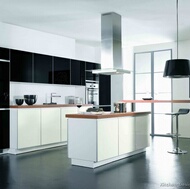 Modern Black Kitchen