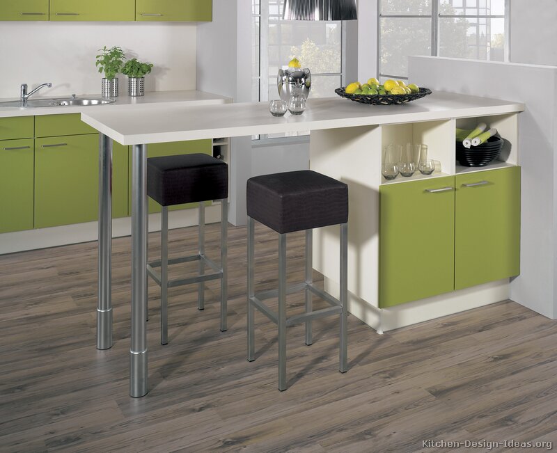 two tone kitchen with bar stools
