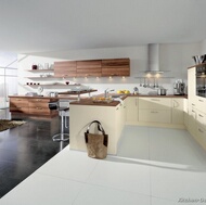 Modern Antique White Kitchen