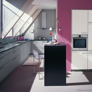 Modern Pink Kitchens
