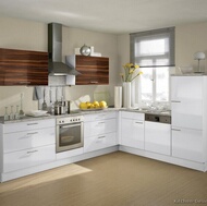 Modern White Kitchen