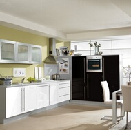 Modern Black Kitchen