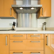 Modern Orange Kitchen