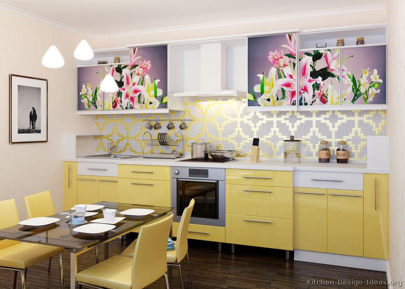 Pictures of Modern Yellow Kitchens - Gallery & Design Ideas