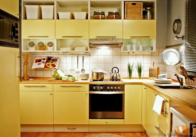 pictures of modern yellow kitchens - gallery & design ideas