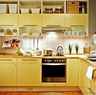 Modern Yellow Kitchen