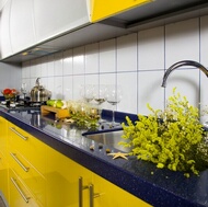 Modern Yellow Kitchen