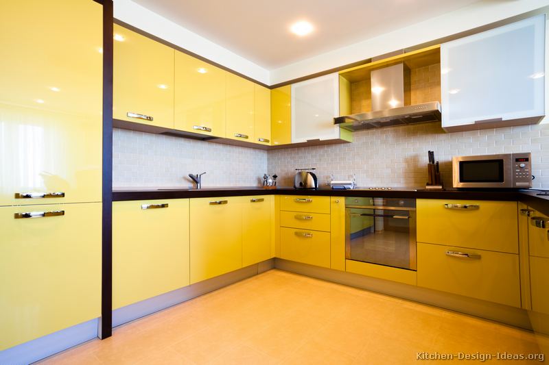 Pictures of Kitchens - Modern - Yellow Kitchens (Kitchen #7)