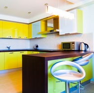 Modern Yellow Kitchen