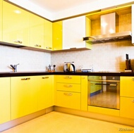 Modern Yellow Kitchen