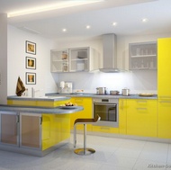 Modern Yellow Kitchen