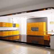 Modern Yellow Kitchen