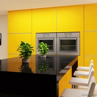 Modern Yellow Kitchen