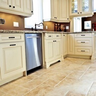 Traditional Antique White Kitchen