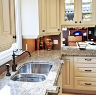 Traditional Antique White Kitchen