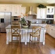 Traditional Antique White Kitchen