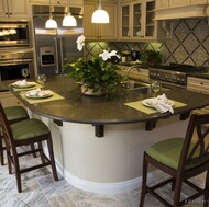 Traditional Antique White Kitchen