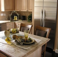 Traditional Antique White Kitchen