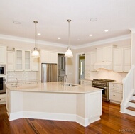 Traditional Antique White Kitchen